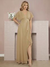 Акція на Сукня літня жіноча SHEIN GD-00158243 XS Кремова від Rozetka