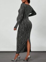 Акція на Сукня для вагітних вечірня міді осіння жіноча SHEIN GD-00162710 S Чорна від Rozetka