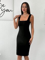 Акція на Сукня вечірня коротка літня жіноча SHEIN GD-00170337 S Чорна від Rozetka