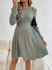 Акція на Сукня міді осіння жіноча SHEIN GD-00161430 S Зелена від Rozetka