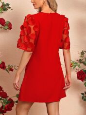 Акція на Сукня коротка літня жіноча SHEIN GD-00170639 L Червона від Rozetka