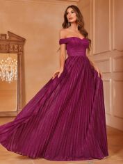 Акція на Сукня вечірня довга жіноча SHEIN GD-00165343 XL Фуксія від Rozetka