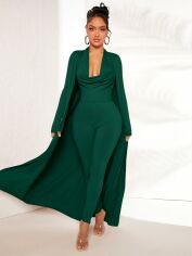 Акція на Костюм жіночий SHEIN GD-00165049 M Темно-зелений від Rozetka