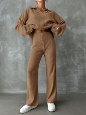 Акція на Костюм жіночий SHEIN GD-00156551 One Size Пісочний від Rozetka