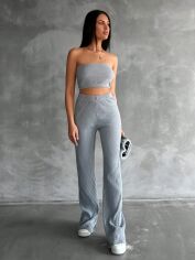 Акція на Костюм жіночий SHEIN GD-00162682 M Сірий від Rozetka