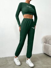Акція на Спортивний костюм жіночий SHEIN GD-00142577 L Зелений від Rozetka