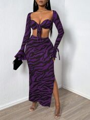 Акція на Костюм жіночий SHEIN GD-00163086 M Фіолетовий від Rozetka