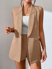 Акція на Костюм жіночий SHEIN GD-00115731 XL Бежевий від Rozetka