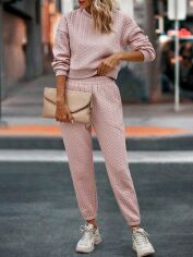 Акція на Костюм жіночий SHEIN GD-00165473 L Рожевий від Rozetka