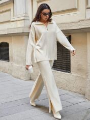 Акція на Костюм жіночий SHEIN GD-00156553 One Size Бежевий від Rozetka