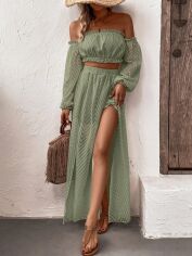 Акція на Костюм жіночий SHEIN GD-00167914 M Зелений від Rozetka