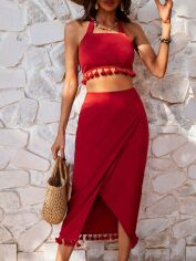 Акція на Костюм жіночий SHEIN GD-00162483 L Коричневий від Rozetka