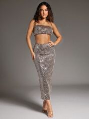 Акція на Костюм жіночий SHEIN GD-00163105 S Хакі від Rozetka
