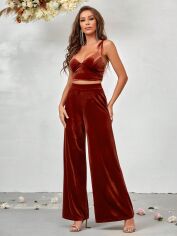 Акція на Костюм жіночий SHEIN GD-00163097 S Рожевий з коричневим від Rozetka