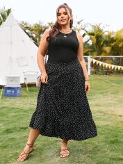 Акція на Костюм жіночий SHEIN GD-00163493 XL Чорний з білим від Rozetka