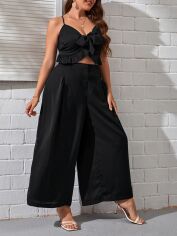 Акція на Костюм жіночий SHEIN GD-00160440 2XL Чорний від Rozetka