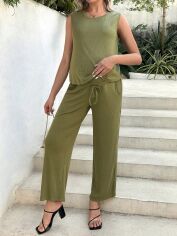 Акція на Костюм жіночий SHEIN GD-00164236 S Зелений від Rozetka