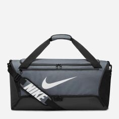 Акція на Спортивна сумка тканинна Nike CLUB CAP U CB FUT WSH L DH7710-068 Чорна/Сіра від Rozetka