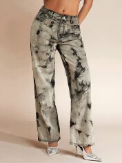 Акція на Джинси жіночі SHEIN GD-00163863 28 Чорно-білі від Rozetka