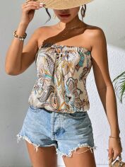 Акція на Топ жіночий SHEIN GD-00160329 M-Petite Різнокольоровий від Rozetka
