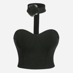 Акція на Топ жіночий SHEIN GD-00166064 XL Чорний від Rozetka