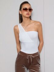 Акція на Топ жіночий SHEIN GD-00165073 XS Білий від Rozetka