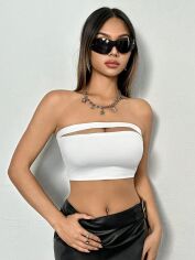 Акція на Топ жіночий SHEIN GD-00169663 M Білий від Rozetka