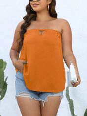Акція на Топ жіночий SHEIN GD-00163674 XL Помаранчевий від Rozetka