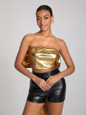 Акція на Топ жіночий SHEIN GD-00162503 L Золотий від Rozetka