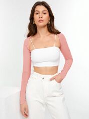 Акція на Топ жіночий SHEIN GD-00163967 XS Рожевий від Rozetka