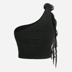 Акція на Топ жіночий SHEIN GD-00165024 L Чорний від Rozetka