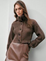 Акція на Кардиган жіночий SHEIN GD-00159376 L Коричневий від Rozetka