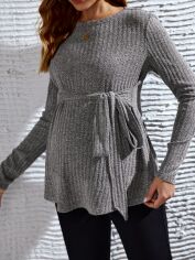 Акція на Футболка жіноча SHEIN GD-00163833 S Сіра від Rozetka