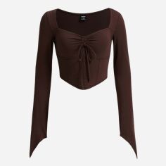 Акція на Топ жіночий SHEIN GD-00162364 L Коричневий від Rozetka