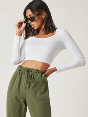 Акція на Топ жіночий SHEIN GD-00164881 XL Білий від Rozetka
