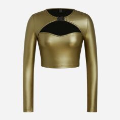 Акція на Футболка жіноча SHEIN GD-00156396 S Зелена від Rozetka