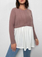 Акція на Футболка жіноча SHEIN GD-00163668 4XL Різнокольорова від Rozetka