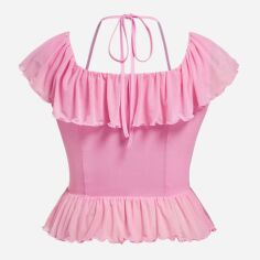Акція на Топ жіночий SHEIN GD-00163902 XL Рожевий від Rozetka