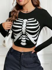 Акція на Топ жіночий SHEIN GD-00164224 XL Чорний від Rozetka