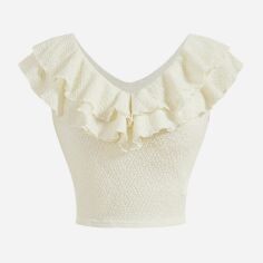 Акція на Топ жіночий SHEIN GD-00165802 M Білий від Rozetka