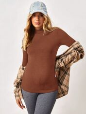 Акція на Футболка жіноча SHEIN GD-00156414 M Рожева з коричневим від Rozetka
