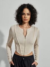 Акція на Футболка жіноча SHEIN GD-00164440 S Бежева від Rozetka