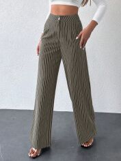 Акція на Штани жіночі SHEIN GD-00159966 S Світло-сірі від Rozetka