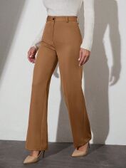 Акція на Штани жіночі SHEIN GD-00163751 XL Бронзові від Rozetka