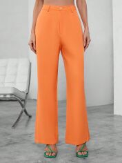 Акція на Штани жіночі SHEIN GD-00159964 M Помаранчеві від Rozetka