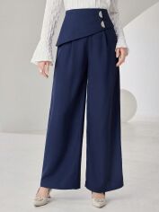 Акція на Штани жіночі SHEIN GD-00159968 S Сині від Rozetka