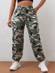Акція на Штани жіночі SHEIN GD-00158504 XL Різнокольорові від Rozetka