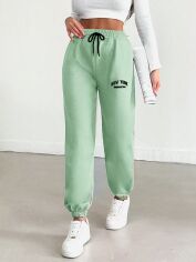 Акція на Спортивні штани жіночі SHEIN GD-00163775 L М'ятні від Rozetka