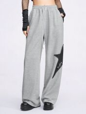 Акція на Спортивні штани жіночі SHEIN GD-00158501 M Сірі від Rozetka