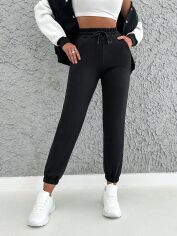 Акція на Спортивні штани жіночі SHEIN GD-00163776 S Чорні від Rozetka